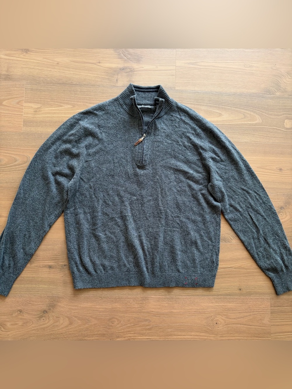 Five Four Charcoal Gray Quarter-Zip Sweater